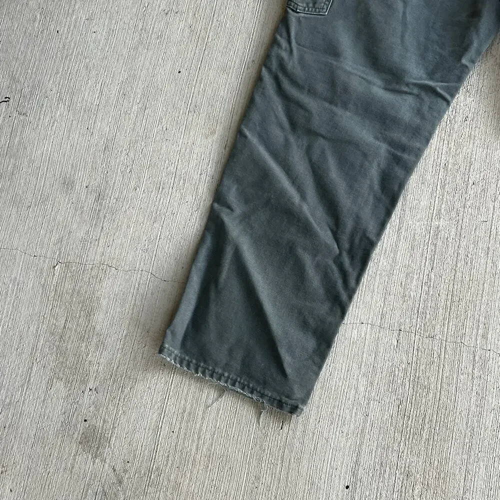 Carhartt green double knee work wear carpenter pants
